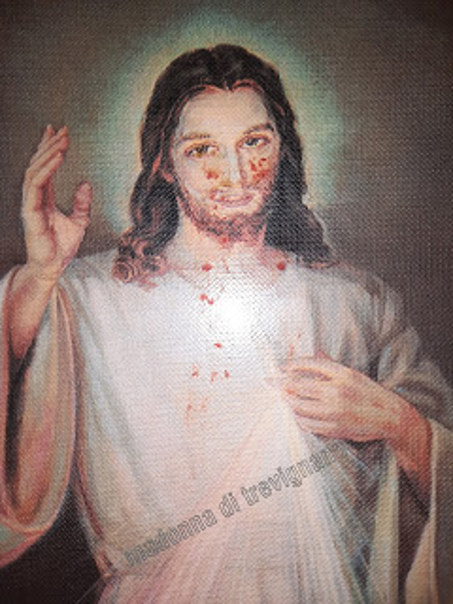 Jesus bleeding